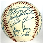 1954 Chicago White Sox Team Signed Baseball (28 Signatures) (Beckett Authentic)