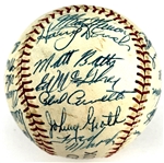 1954 Chicago White Sox Team Signed Baseball (28 Signatures) (Beckett Authentic)