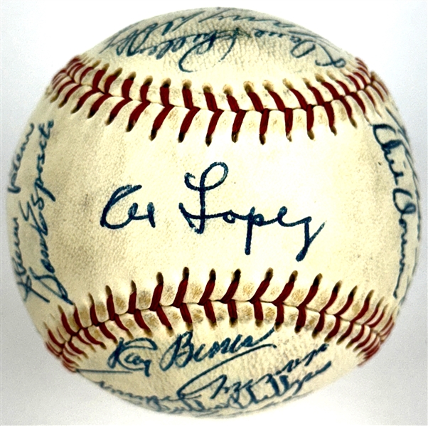 1957 Chicago White Sox Team Signed Baseball (25 Signatures) (Beckett Authentic)
