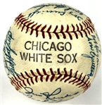 1957 Chicago White Sox Team Signed Baseball (25 Signatures) (Beckett Authentic)