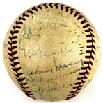 1939 Chicago White Sox Team Signed Baseball (23 Signatures) (Beckett Authentic)