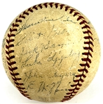 1939 Chicago White Sox Team Signed Baseball (23 Signatures) (Beckett Authentic)