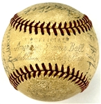 1939 Chicago White Sox Team Signed Baseball (23 Signatures) (Beckett Authentic)