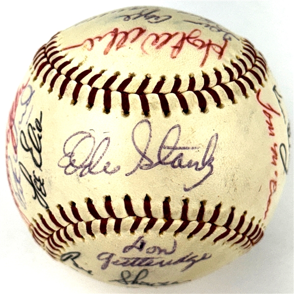 1966 Chicago White Sox Team Signed Baseball (28 Signatures) (Beckett Authentic)