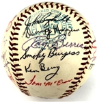 1966 Chicago White Sox Team Signed Baseball (28 Signatures) (Beckett Authentic)