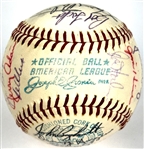 1966 Chicago White Sox Team Signed Baseball (28 Signatures) (Beckett Authentic)