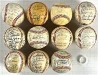 1970-79 Chicago White Sox Team Signed Baseballs (11) (Beckett Authentic)