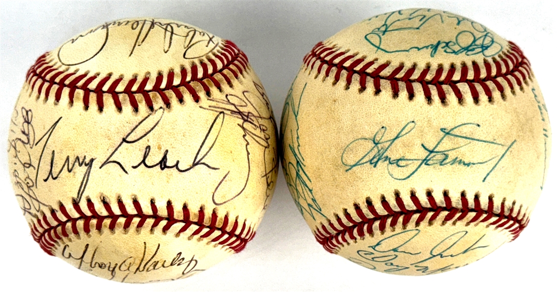 1993 and 1994 Chicago White Sox Team Signed Baseballs - AL West Champs (2) (Beckett Authentic)