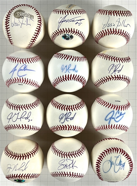 2005 Chicago White Sox WS Champs Single Signed Baseballs (35) (Beckett Authentic)