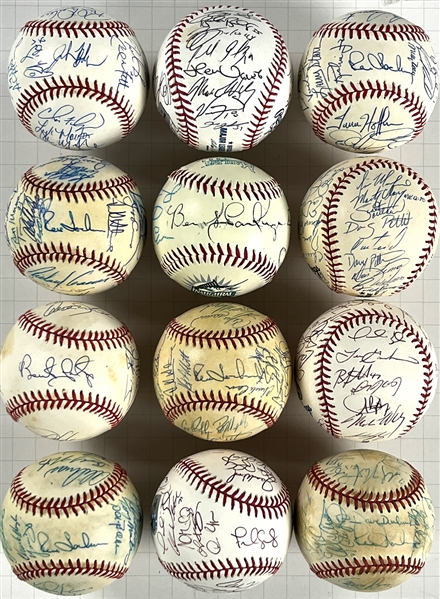 1993-2008 Florida Marlins Team Signed Baseballs (13) (Beckett Authentic)
