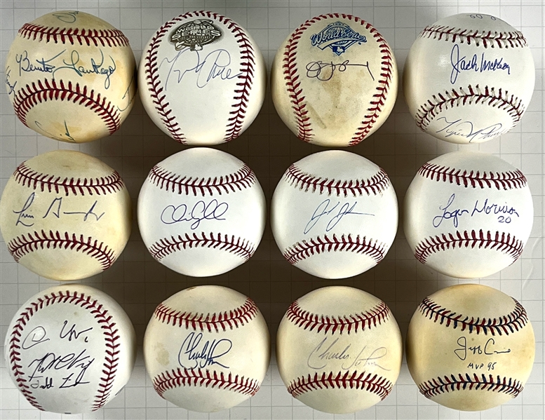 Florida Marlins Greats Single and Multi-Signed Baseballs (24) Incl. Miguel Cabrera and Others (Beckett Authentic)
