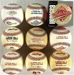 1970s-2000s MLB Official World Series and All Star Baseballs (9)
