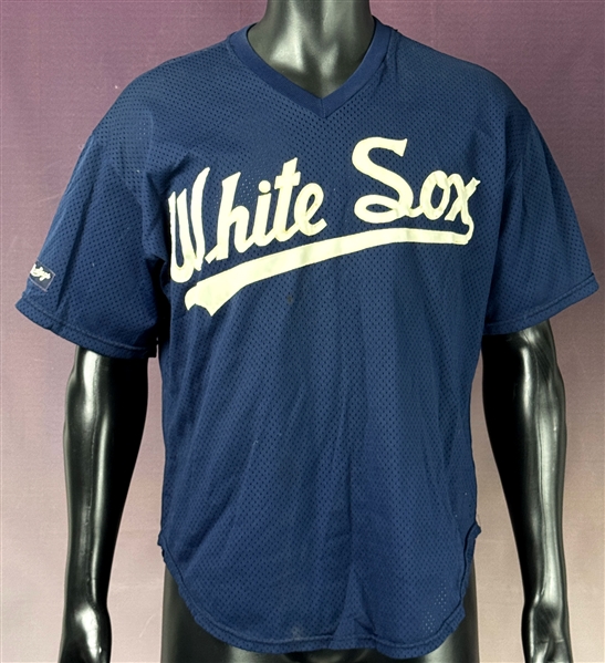 1987-88 Carlton Fisk Signed Chicago White Sox Spring Training Jersey (Beckett Authentic)
