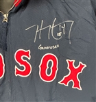 2005 Hanley Ramirez Signed Pre-Rookie Boston Red Sox Jacket - Notated Game Used (Beckett Authentic)