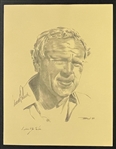 Arnold Palmer Signed 11x14 William Van Zandt Print (Beckett Authentic)