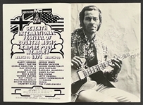 1975 Chuck Berry Signed Concert Tour Program (Beckett Authentic)