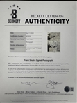 1940's Frank Sinatra Signed Photo Plus Period Photos (8) and Radio Show Script (Beckett Authentic)
