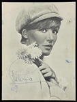 Petula Clark Signed 1967 Concert Tour Program (Beckett Authentic)