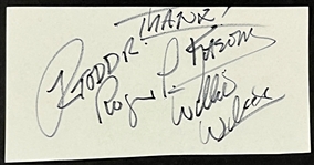 Todd Rundgren and Utopia Band-Signed Sheet (Beckett Authentic)