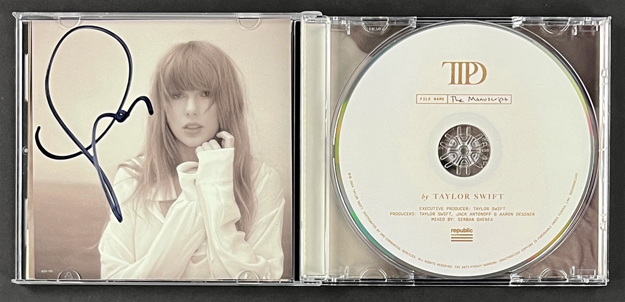 Taylor Swift Signed 2024 CD <em>The Tortured Poets Dept.</em> (Beckett Authentic)