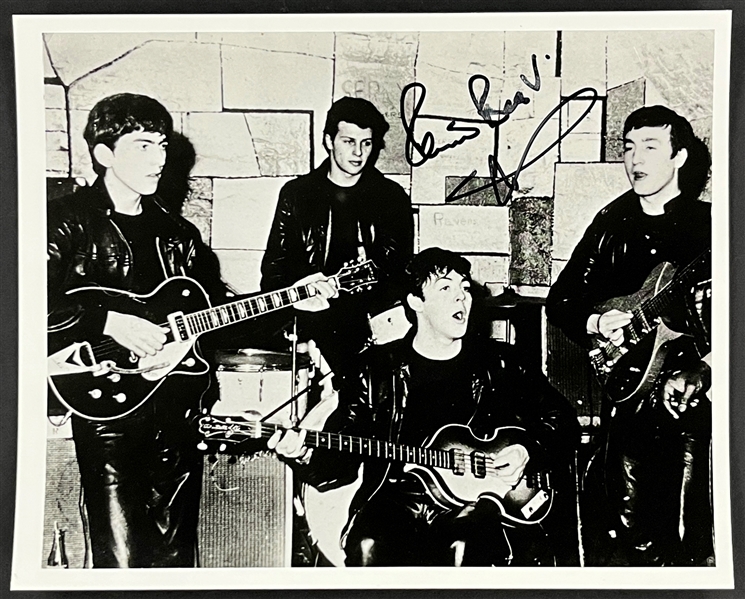 Pete Best Original Beatles Drummer Signed Photo (Beckett Authentic)