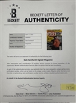 Dale Earnhardt Signed <em>Circle Track</em> Magazine (Beckett Authentic)