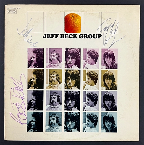 1972 <em>Jeff Beck Group</em> Band Signed LP Incl. Jeff Beck, Cozy Powell and Bob Tench (Beckett Authentic)