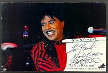 Little Richard Signed "International Treasure" Poster (Beckett Authentic)