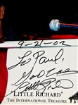Little Richard Signed International Treasure Poster (Beckett Authentic)