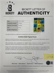 2002 Earthfest Poster Signed by Bonnie Raitt, Shirley Manson (Garbage) and Others (12 Sigs) (Beckett Authentic)