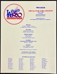 1980 All-Star Game Luncheon Autograph Sheets (2) LOADED with HOFers Incl. Joe DiMaggio, Roger Maris and Others (Beckett Authentic)