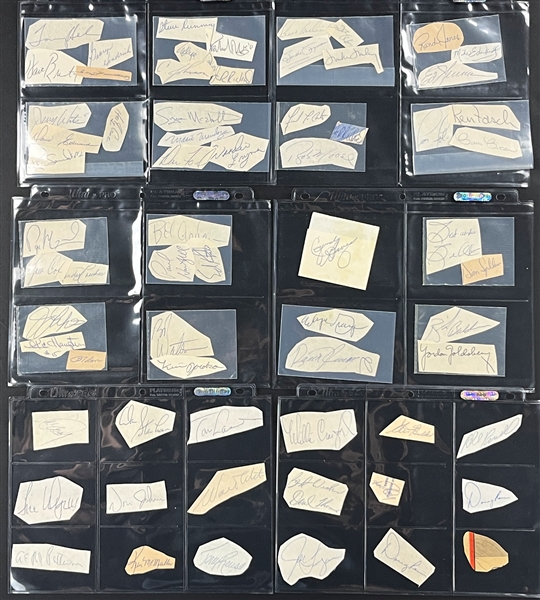 1970s-80s Los Angeles Dodgers and Other National League Players Huge Cut Signature Collection (157) (Beckett Authentic)
