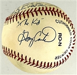 Gary Carter Signed Baseball with Full Panel Note to Doc Gooden (Beckett Authentic)
