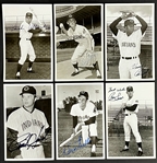 1970-71 Cleveland Indians Signed 3 1/2 x 5 1/2 Team Photos (29) (Beckett Authentic)