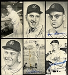 1955-61 Kansas City A's Signed 3 1/2 x 5 1/2 Team Photos (19) (Beckett Authentic)