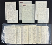 Mickey Cochrane WWII Collection of Letters to His Wife (12) (Beckett Authentic)