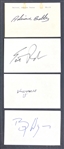 1990's Baseball Stars Signed Index Card Collection (1,549) Incl. Vlad Guerrero, Beltre, Rolen and Billy Wagner (Beckett Authentic)
