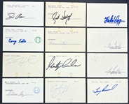 1990's Baseball Stars Signed Index Card Collection (1,549) Incl. Vlad Guerrero, Beltre, Rolen and Billy Wagner (Beckett Authentic)