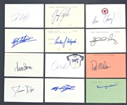 1990's Baseball Stars Signed Index Card Collection (1,549) Incl. Vlad Guerrero, Beltre, Rolen and Billy Wagner (Beckett Authentic)