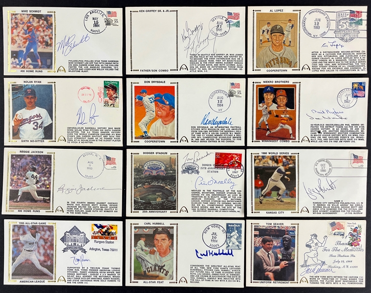 Baseball Signed Gateway Covers Collection (352) Incl. 67 HOFers (Beckett Authentic)
