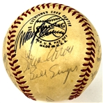 1972 Los Angeles Dodgers Team Signed Baseball (18 Signatures) (Beckett Authentic)