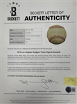 1972 Los Angeles Dodgers Team Signed Baseball (18 Signatures) (Beckett Authentic)