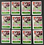 1986 McDonald's Play & Win Chicago Bears 25 Complete Sets of 24 Cards - All UNSCRATCHED