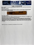 1986-89 Carlton Fisk Chicago White Sox Signed Louisville Slugger Professional Model Team Index Bat