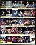 1986 Coca Cola Chicago White Sox Signed Complete Set on Uncut Sheet (Beckett Authentic)