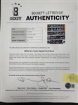 1986 Coca Cola Chicago White Sox Signed Complete Set on Uncut Sheet (Beckett Authentic)