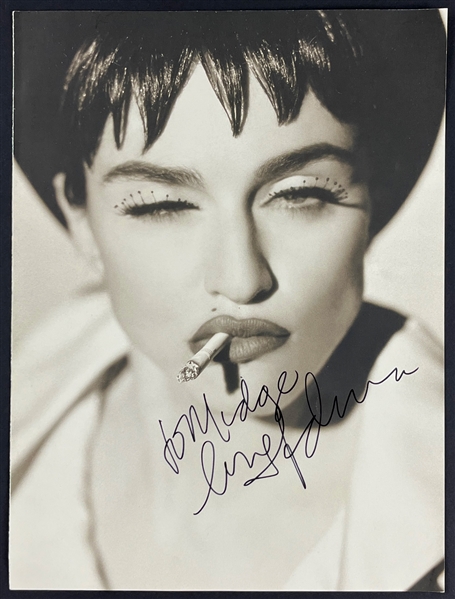 Madonna Signed Oversized Herb Ritts Book Photo (Beckett Authentic) 