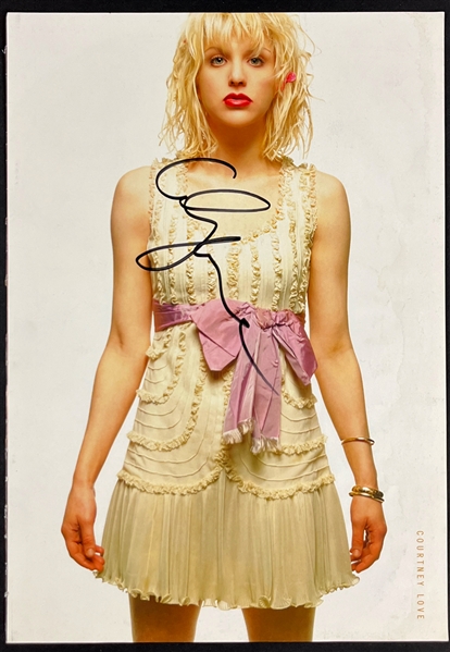 Courtney Love Signed <em>Crazy Sexy Cool</em> Book Page (Beckett Authentic)