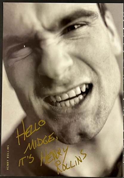 Henry Rollins Signed <em>Crazy Sexy Cool</em> Book Page (Beckett Authentic)