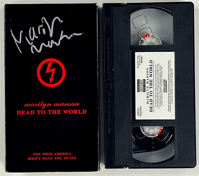 Marilyn Manson Signed <em>Dead to the World</em>
